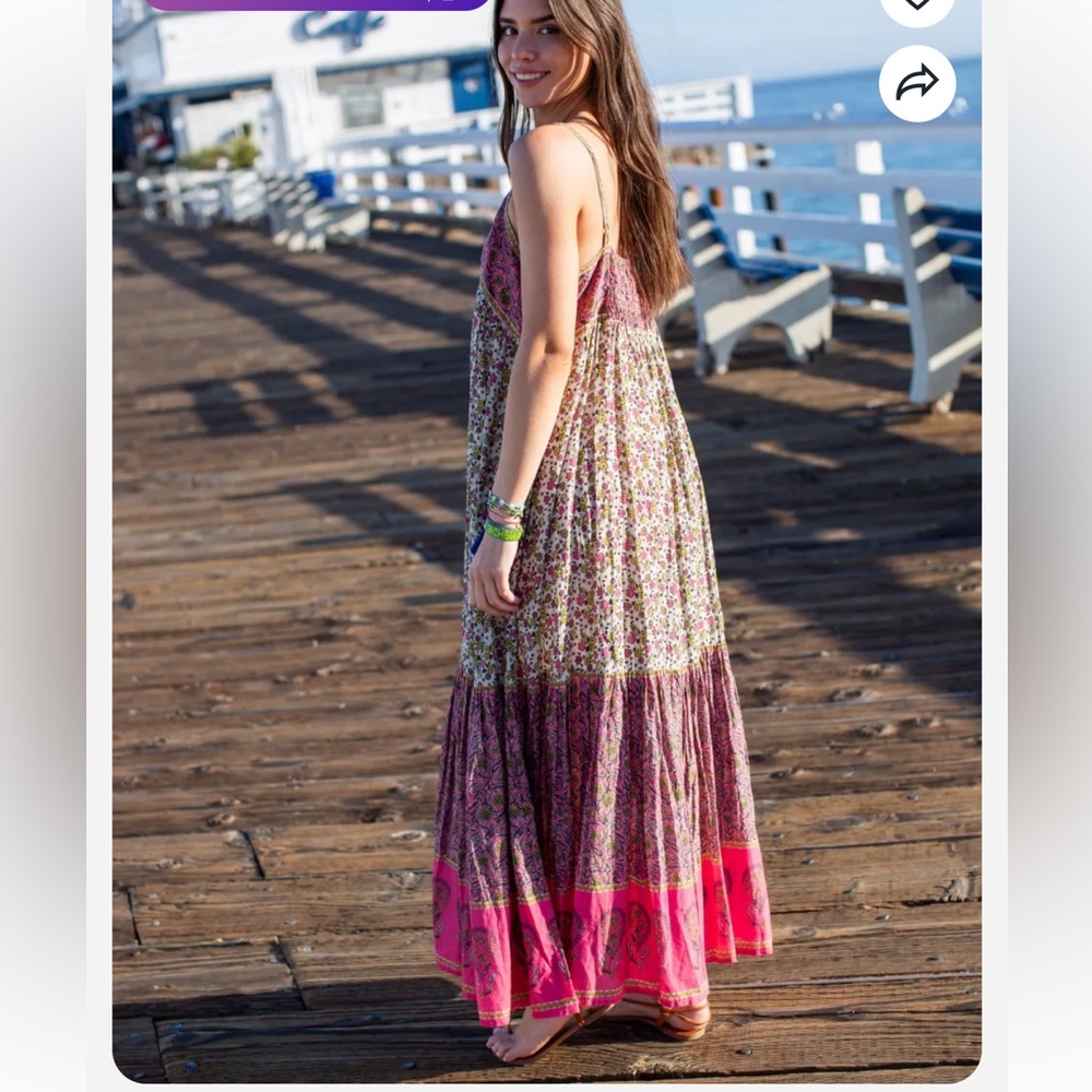 journey boho dress NATURAL LIFE | Dresses | Natural Life Maxi Pink Floral Border Style
